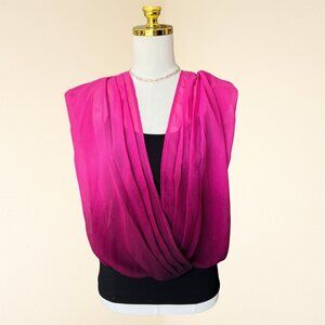 Apt. 9 Vibrant Pink Sheer Top